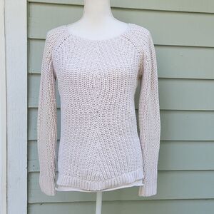 Cream Knit Women's Sweater